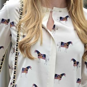 Tory Burch Meg Silk Top